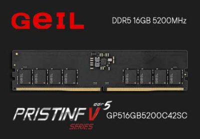 Geil Pristine V GP516GB5200C42SC - оперативная память Geil обновление ассортимента.