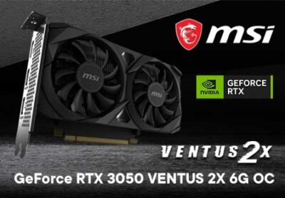 MSI GeForce RTX 3050 VENTUS 2X 6G OC