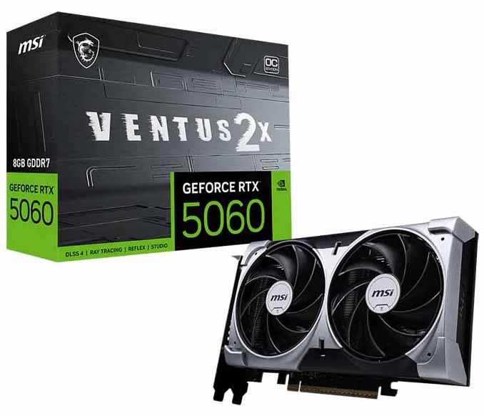 MSI GeForce RTX 5060 8G VENTUS 2X OC